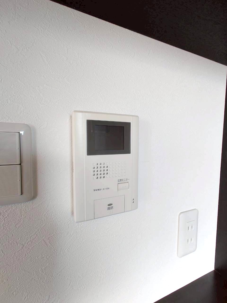 ◆２０２５年１１月リフォーム完了◆五山の送り火が見える◆角部屋◆メガロコープ西陣A棟のセキュリティ|TVモニター付きインターフォン
