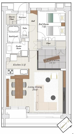 【間取り】 | S52126-J.GRAN THE HONOR下鴨糺の社 参道西