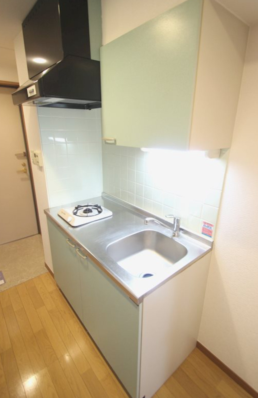 メインステージ護国寺Ⅱのキッチン|ガスコンロ付き