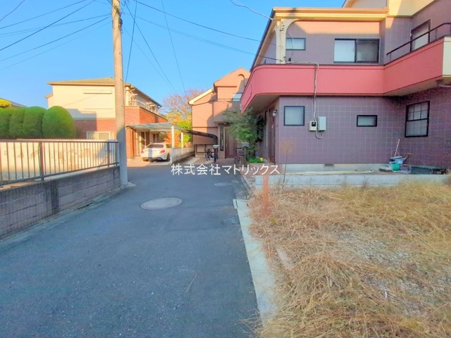 板橋区西台2丁目　土地41坪×建築条件なし　限定1区画の前面道路含む現地写真