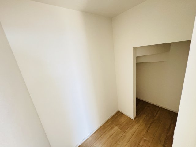 流山市平和台５丁目新築戸建（平和台10期）の収納|1Fウォークインクローゼット