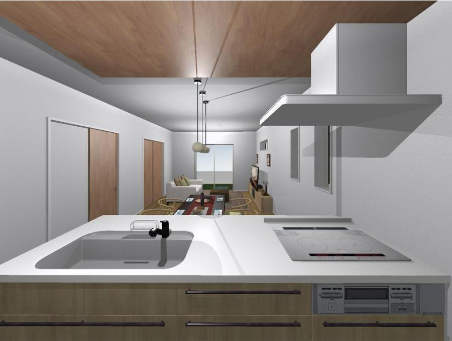 水戸市千波町Ⅱ　新築戸建　2号棟の完成予想図