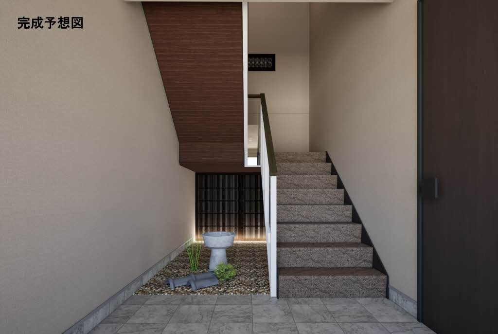 アンシャンテ美和のエントランス|イメージパース