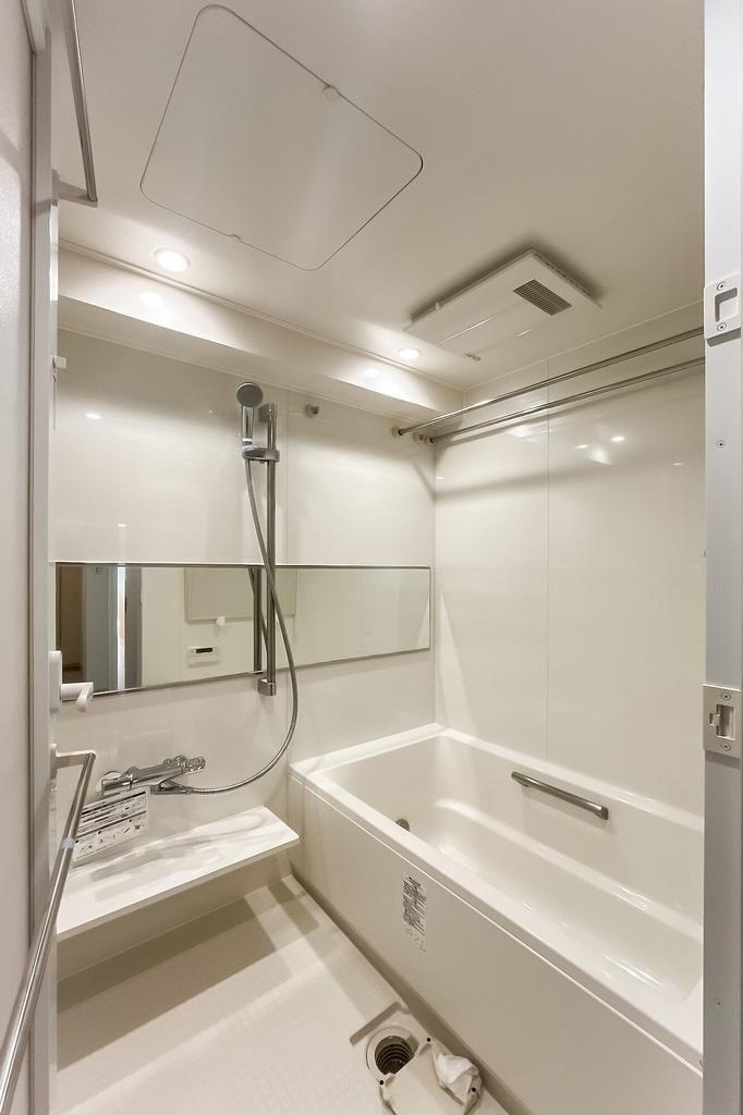 豊栄平町マンションの浴室|日々の暮らしに欠かせないお風呂です