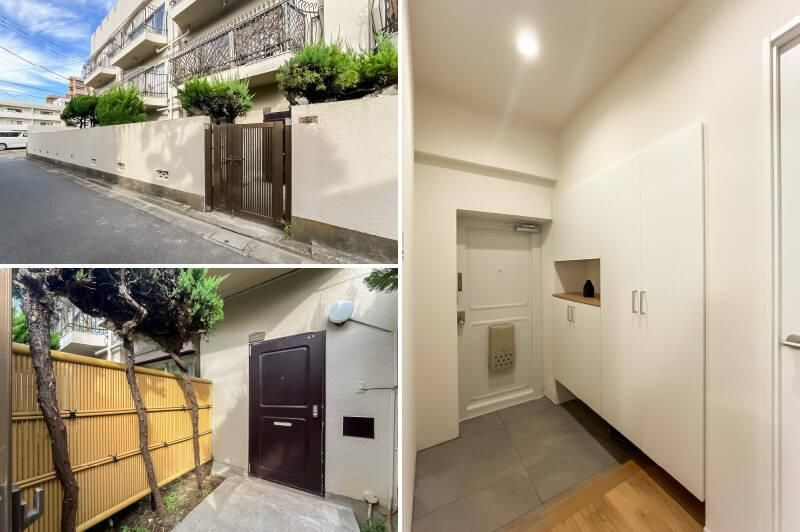 豊栄平町マンションの玄関|ゆったりとした玄関です