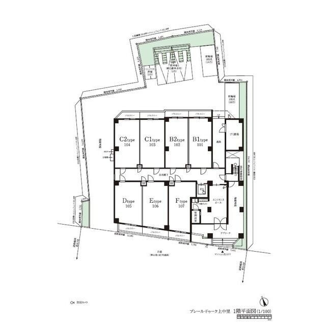 プレール・ドゥーク上中里の外観