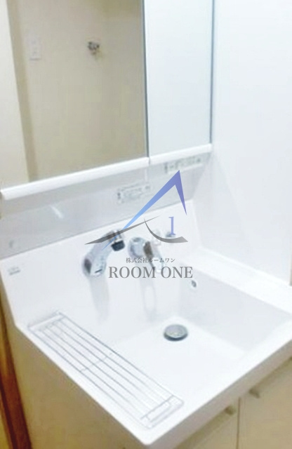 マーベラス早稲田鶴巻町の洗面所|洗面台です。