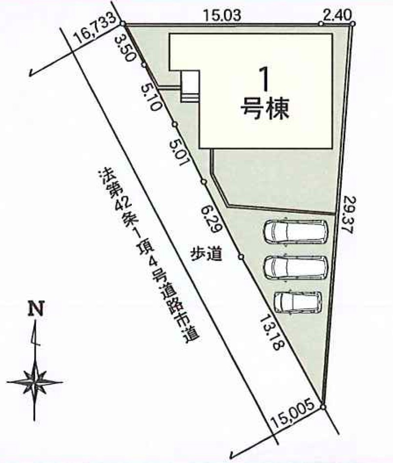 【新築戸建】高崎市下之城町の区画図|■区画図