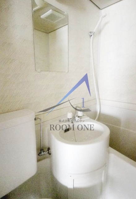 上用賀一丁目アパートの洗面所|洗面台です。