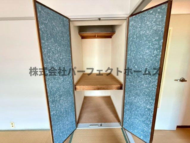 枚方ハイツ3号棟の収納|収納のためのスペースです