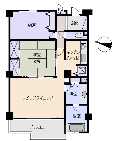 マリンバース真鶴の間取り