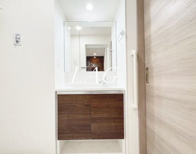 【洗面所】 | セレスティア東向島 | 洗面台です。