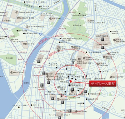 【地図】 | ハイグレードマンション/ザ・グレース翠町