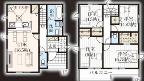 北本市宮内3期　新築戸建　全4棟　4号棟の画像