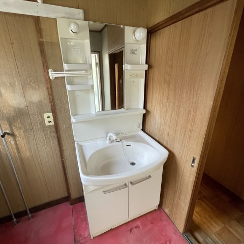 山谷マンションの洗面所