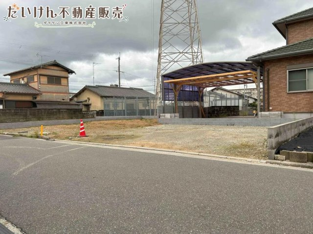 高砂市伊保崎分譲２号地の前面道路含む現地写真