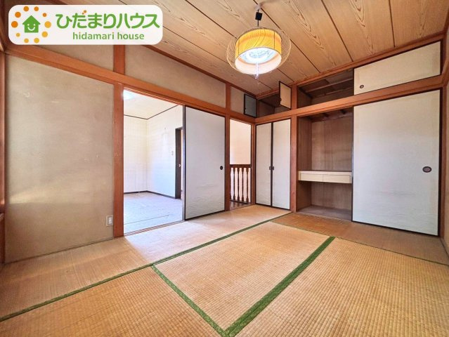 野田市山崎　中古戸建　昭和61年築の和室|収納もたくさんあるのでお布団などもスッキリ収納できますね♪