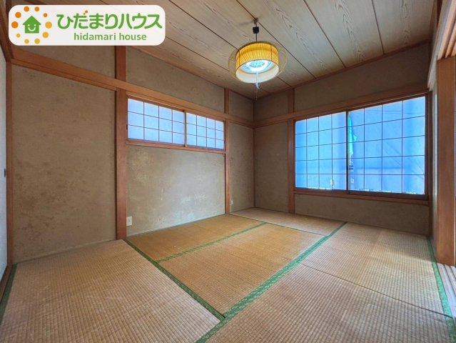 野田市山崎　中古戸建　昭和61年築の和室|裸足でごろっとほっこり♪畳ならではの心地よさを感じてください♪