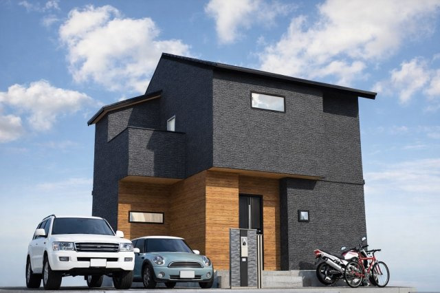 寺戸町岸ノ下の外観パース|【外観完成イメージパース】
おうちの完成を予想したイメージパースです。