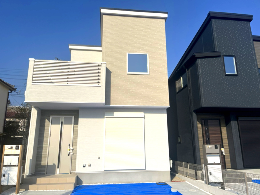 明石市朝霧南町　新築　の外観|現在建築中（2025.11　撮影）