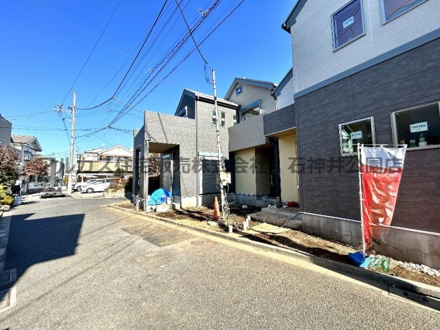 練馬区南田中５丁目　新築一戸建　西武池袋線　練馬高野台の前面道路含む現地写真