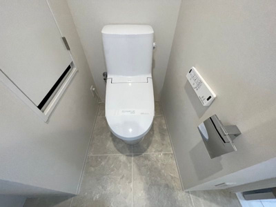 【トイレ】 | ＣＲＥＡＬ新富町 | コンパクトで使いやすいトイレです