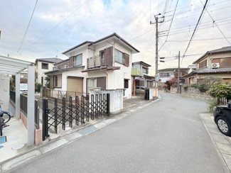 【前面道路含む現地写真】 | 鶴ヶ島市中新田　建築条件なし売地　東武越生線『一本松駅』徒歩6分　【新町小学区】