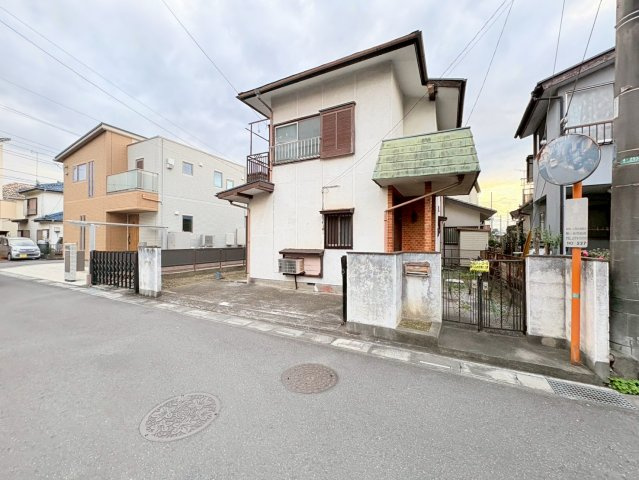 鶴ヶ島市中新田　建築条件なし売地　東武越生線『一本松駅』徒歩6分　【新町小学区】の前面道路含む現地写真