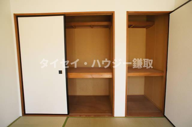 コーポ白百合　Ｅ棟の収納|収納は１．５見あり広めですね