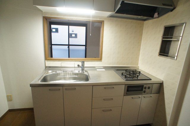 リリーヴィレッジＤ棟のキッチン