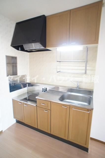 リリーヴィレッジＡ・Ｂ棟のキッチン