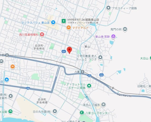 【地図】 | 姫路市白浜町宇佐崎北（全4棟）1号棟
