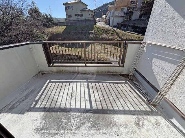 熱海市　青葉町のバルコニー