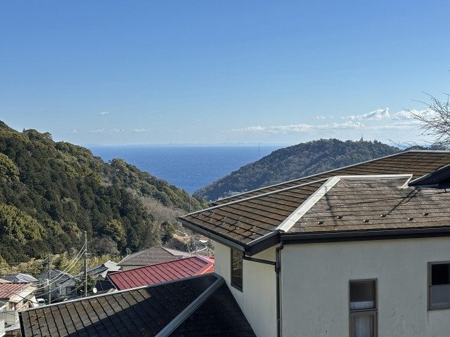 熱海市　青葉町の展望|海を望みます。