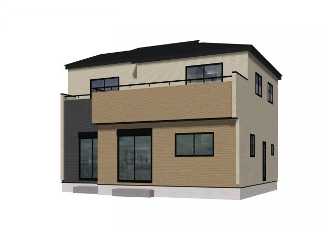 【外観パース】 | 龍ケ崎市姫宮町　新築戸建 | お近くの同仕様物件もご案内できます(*^^)v
お気軽にお問い合わせください☆