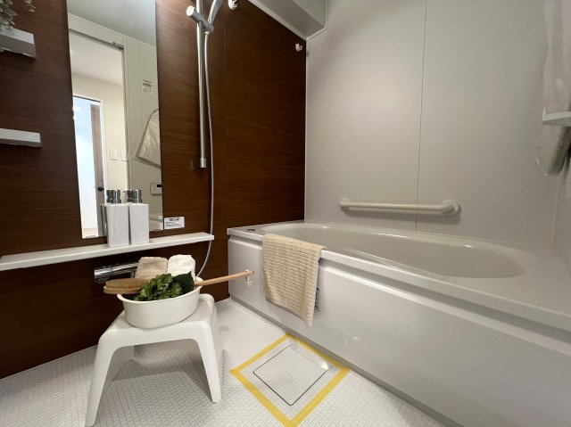 new feather 新羽駅が最寄り！【クリオ綱島十番館】の浴室|日々の暮らしに欠かせないお風呂です
