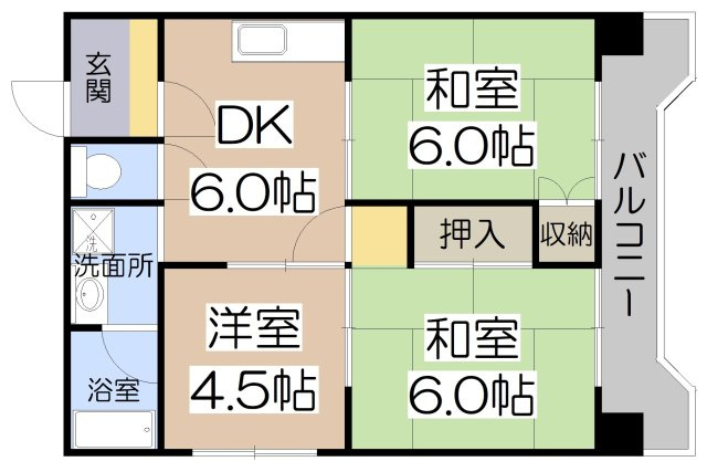 【間取り】 | モンリベルテ天王寺
