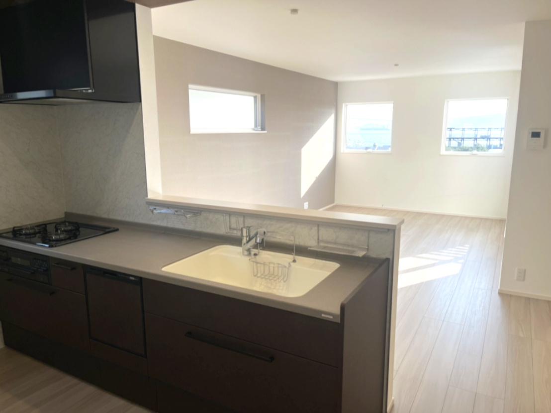 明石市朝霧南町　新築の展望|前面道路からの眺望（2025.11　撮影）