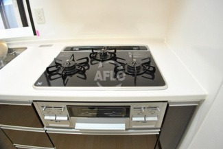 【キッチン】 | アーデンタワー本町イースト | アーデンタワー本町イースト　グリル付ガス3口コンロシステムキッチン