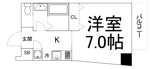 【間取り】 | Grand-K靭公園