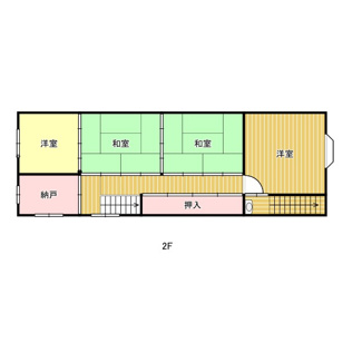 【間取り】 | 氷上町沼中古戸建480万円 | 2F
