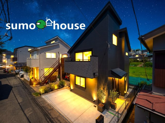 新築デザイナーズ分譲住宅限定1棟　開放的なシーリングファンのある家　～東有馬2丁目～の前面道路含む現地写真|前面道路含む現地写真です