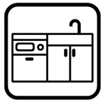 新築デザイナーズ分譲住宅限定1棟　開放的なシーリングファンのある家　～東有馬2丁目～の構造・工法・仕様|スライド収納付きのシステムキッチン。パスタ鍋や圧力鍋、フライパンなどもおしまい頂け、出し入れもスムーズ。収納たっぷりなので料理器具や調味料など細かな物も取りやすく、お子様と一緒にお料理も楽しめます。