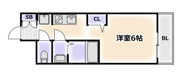 【間取り】 | プレサンス桜川グロワール