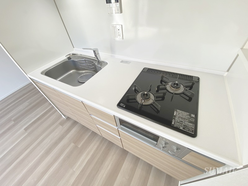 PARKSIDE　HILL　TOKIWAのキッチン|3口コンロとグリル設置☆