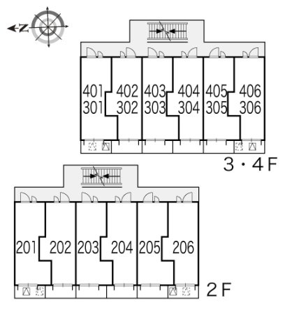 レオパレスル・コントワールⅡのその他共用部分