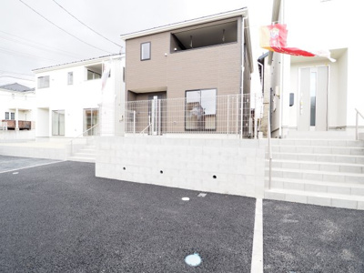 【外観】 | Cradle garden　郡山市日和田町第23　2号棟 | ★内覧予約で新米４kg★