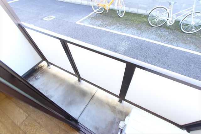 ルミエール学園町のバルコニー