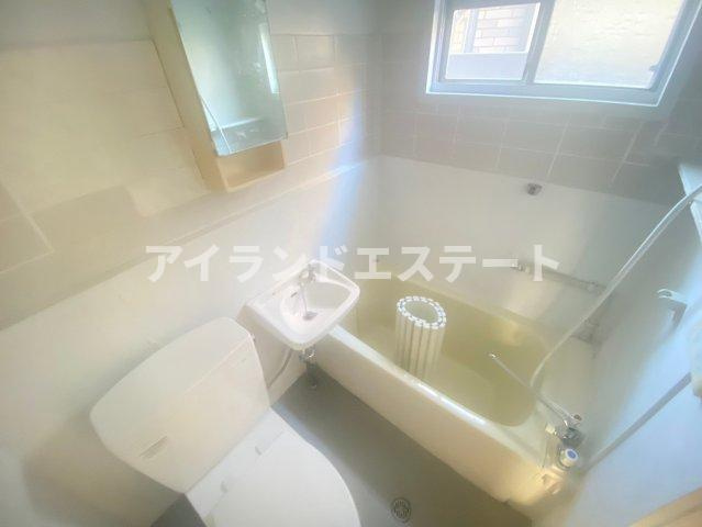 野沢メゾネット　礼金0　2人入居相談可　メゾネットの浴室