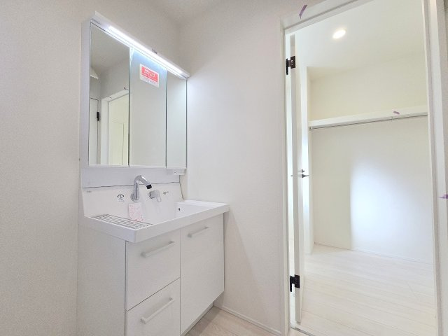 青梅市大門2丁目全3棟　新築分譲の前面道路含む現地写真|３号棟